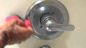 Wondering how to remove hard water stains? How To Clean And Shine A Shower Faucet Youtube