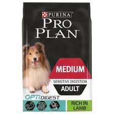 Pro Plan Adult Medium Sensitive Digestion Optidigest Lamb