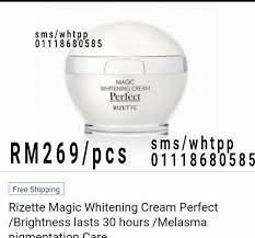 Тип кожи elizavecca real whitening time secret pilling cream. Rizette Magic Whitening Cream Kini Di Malaysia 2021
