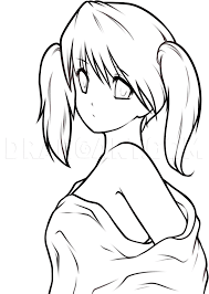 Wallpaper drawing illustration anime girls blue eyes. How To Draw Sexy Anime Step By Step Drawing Guide By Dawn Dragoart Com