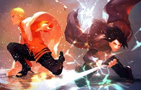 Naruto dikarakteristikkan sebagai seorang ninja yang penuh kejutan, bersemangat, ceria, hiperaktif, kikuk. Wallpaper Lightning Sword The Battle Cloak Friends Ninja Sasuke Uchiha Shinobi Naruto Uzumaki Naruto Shippuden Sasuke Uchiha Naruto Uzumaki Naruto Shippuuden Images For Desktop Section Syonen Download