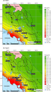 Open the map of malaysia. Nhess Revisiting Seismic Hazard Assessment For Peninsular Malaysia Using Deterministic And Probabilistic Approaches