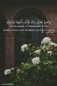 واصبر لحكم ربك فإنك بأعيننا Quran Beautiful Quran Quotes Quran Quotes