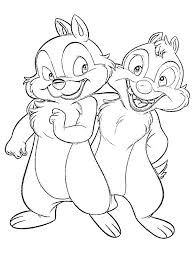 Chip and dale (also rendered as chip 'n' dale or chip an' dale) are two chipmunk cartoon characters created at walt disney productions in 1943. Chip N Dale Color Page 1001coloring Com