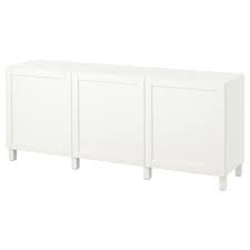 Besta Aufbewahrung Mit Turen Weiss Laxviken Weiss Ikea Schweiz In 2020 Ikea Sideboard Ikea Adjustable Shelving