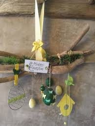 Suspension Murale Ou De Porte Pour Paques Easter Printemps Etsy Etsy Wreaths Hoop Wreath