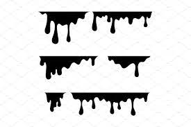 Paint Dripping Current Drops Black Paint Splatter Art Drip Art Drip Painting