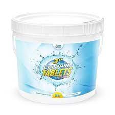 Pool Chemicals And Clarifiers 181058 25 Lb Tri Chlor Bucket 3in Chlorine Tablets 99 Strength Buy Pool Chlorine Pool Chemicals Swimming Pool Chlorine