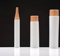 Wooden Design Cap with Plastic Tubes for Cosmetics Packaging ...