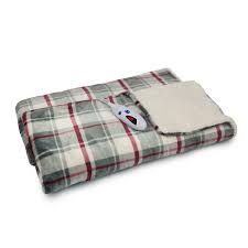 Bean's iconic wicked plush throw. Velour And Sherpa Electric Throw Blanket Biddeford Blankets Target