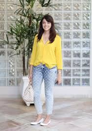 Calça Azul Combina Com Que Cor De Blusa Look Do Dia Azul E Amarelo Just Lia Por Lia Camargo Moda Look Moda Look