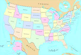 Time zones (east to west). List Of U S States By Traditional Abbreviation Simple English Wikipedia The Free Encyclopedia