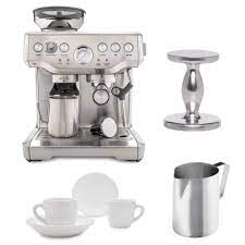 Maybe you would like to learn more about one of these? Breville Bes870xl Barista Express Espresso Machine With Espresso Tamper Frothing Pitcher 2 Cup And Saucers Buy Online In Germany At Desertcart 24933169
