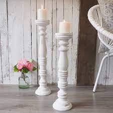 Overstock offers this contemporary wooden candle holder, ranging in. Tall Wooden Candle Sticks Large Pillar Candle Holders Za Za Homes