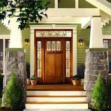 Sebagai tambahan kepada grill pintu dan tingkap, anda juga harus mempertimbangkan bahan utama grill. Model Desain Pintu Utama Rumah Modern Elegan Craftsman Bungalows Front Door Design Craftsman House