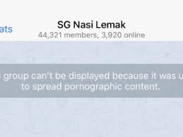 This can take a few minutes on slower devices, please be patient. 4 Sg Nasi Lemak Telegram Group Members Arrested For Sharing Obscene Content May Be Jailed Fined