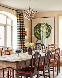 Elle Decor On Instagram Interior Designer Ritakonig S Dining Area In Her Northeastern England Hom English Farmhouse Rustic Dining Room Farmhouse Dining Room