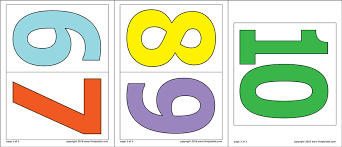 Free number flashcards for kindergarten & preschool! Numbers Free Printable Templates Coloring Pages Firstpalette Com