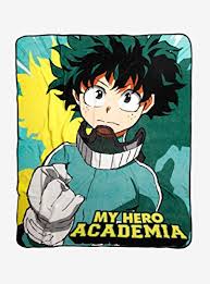 Ahhhhh i just wanted to post this because its so cute im going to die i just eant him to marry me #deku. Hot Topic My Hero Academia Deku Throw Blanket Buy Online In Czech Republic At Czech Desertcart Com Productid 64917831