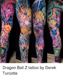 22 juegos de disney run bolt run. Dragon Ball Z Tattoo By Derek Turcotte Dank Meme On Me Me