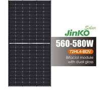 Jinko A Grade Bifacial 575W 570W 580W 585W 565W 560W Solar Panel Jinko with  25 Years Warranty