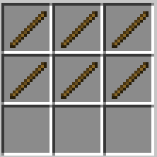And while we're here i'll show you how to do a fence gate as well. Recipe Fence Minecraft Information
