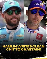 Denny Hamlin has a point where he mentions that other drivers will start  doing what Dillon did if it goes unpunished. Others would do the Chastain  wall ride if it wasn't banned. |