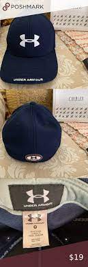 Under Armour Youth Stretch Fit Hat Navy Fitted Hats Under Armour Armour