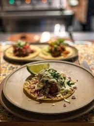 Nigella's fish tacos are excellent, and much easier than you might think. Fish Taco Baja Sauce Cabbage Cilantro Lime Picture Of Chica Bonita Cbd Sydney Tripadvisor