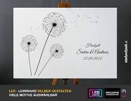 #alternative #gastebuch #hochzeit #klassischen #originelle. 2020 Led Gastebuch Selber Gestalten Leinwand Lowenzahn
