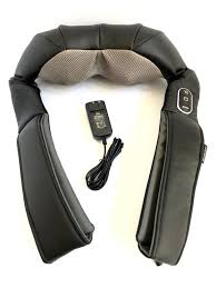 Brookstone Shiatsu Cordless Rechargeable Neck Back Massager Deep Kneading W Heat Ebay Neck And Back Massager Shiatsu Massage Back Massager