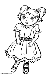 Disegni Di Bambole Da Stampare E Colorare Gratis Portale Bambini Disegni Disegni A Mano Bambole