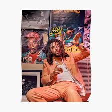 J cole poster love yourz print hip hop art, rap quotes wall art poster scroll canvas painting picture living room decor home framed/unframed 16×24inch(40×. No Role Modelz Posters Redbubble