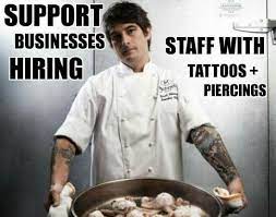 Sharing This Pic From Stapaw To Show Our Support For Employees With Tattoos And Piercings In The Workplace Supportive Tattoos And Piercings Tattoos