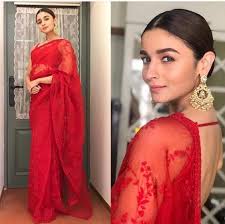 Alia Bhatt In Red Colour Embroidery Work Saree As for him who is given his book in his right hand, he will. alia bhatt in red colour embroidery work saree