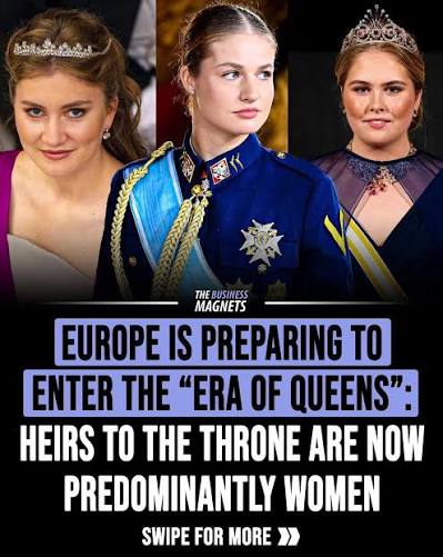 Europe's monarchies to be led by women