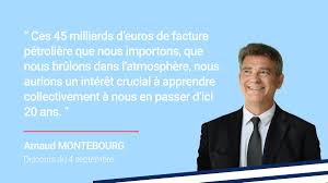 Arnaud montebourg, entrepreneur, ancien ministre de l'économie, du redressement productif et du numérique, créateur du mouvement citoyen l'engagement, estime . 8vgap5kyhavk0m