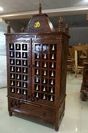 Brass Bells Wooden Temple Top Quality Mandir Mndr 0140 Pooja Room Design Pooja Room Door Design Pooja Door Design
