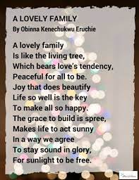 Poem A Lovely Family Family Poems Poems About Family Love Family Poems Inspirational