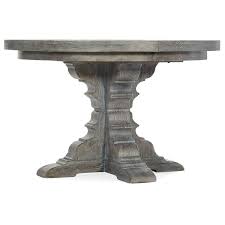 Beautiful parquet top dining table crafted from solid recycled elm timber with turned legs. Hooker Furniture 5751 75203 95 48 Diameter Elm Build Com