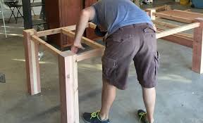 How to build a dining table with reclaimed materials. How To Build A Diy Farmhouse Dining Room Table Sawshub