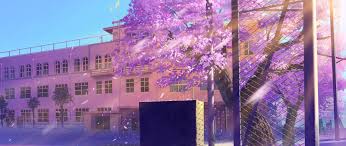 190 sakura hd wallpapers and background images. Download Wallpaper 2560x1080 Anime School Winter Street Dual Wide 1080p Hd Background