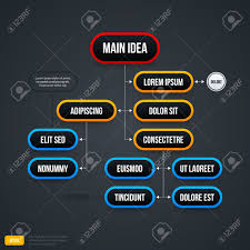 Organizational Chart Template Useful For Web Design Or Advertising