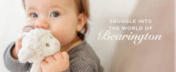 Bearington Baby Baa Plush Lamb with Rattle