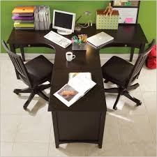 Two shelves to the right of the desk are perfect. I19 380 Aspen Home Furniture E2 Midtown Home Office Dual T Desk