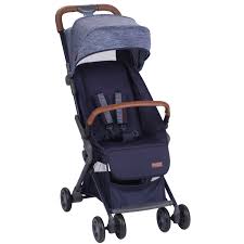 Monbebe Cube Compact Stroller With Storage And Visor Blue Boho Walmart Com