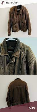 Vintage 90s Mirage Leather Bomber Jacket Medium Leather Bomber Jacket Brown Leather Bomber Jacket Leather Bomber