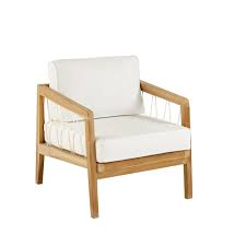 Fauteuil De Jardin En Teck Massif En 2020 Fauteuil Jardin Fauteuil Et Teck