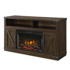 It has every feature you need from an electric fireplace tv stand in a stunning dark wood design, including a powerful heater, realistic flame effects, storage in both an open media area and in glass cabinets, and comes with a remote control as standard. Muskoka Aberfoyle 53 In Freestanding Electric Fireplace Tv Stand In Rustic Brown 370 05 200 The Home Depot In 2021 Electric Fireplace Tv Stand Fireplace Tv Stand Electric Fireplace