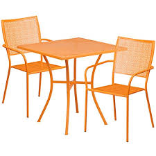 Karako 3piece Artistic Designed Orange Bistro Set This Is An Amazon Associate S Pin Detailed Information Can Be Found On Ama Bistro Set Patio Table 3 Piece Bistro Set